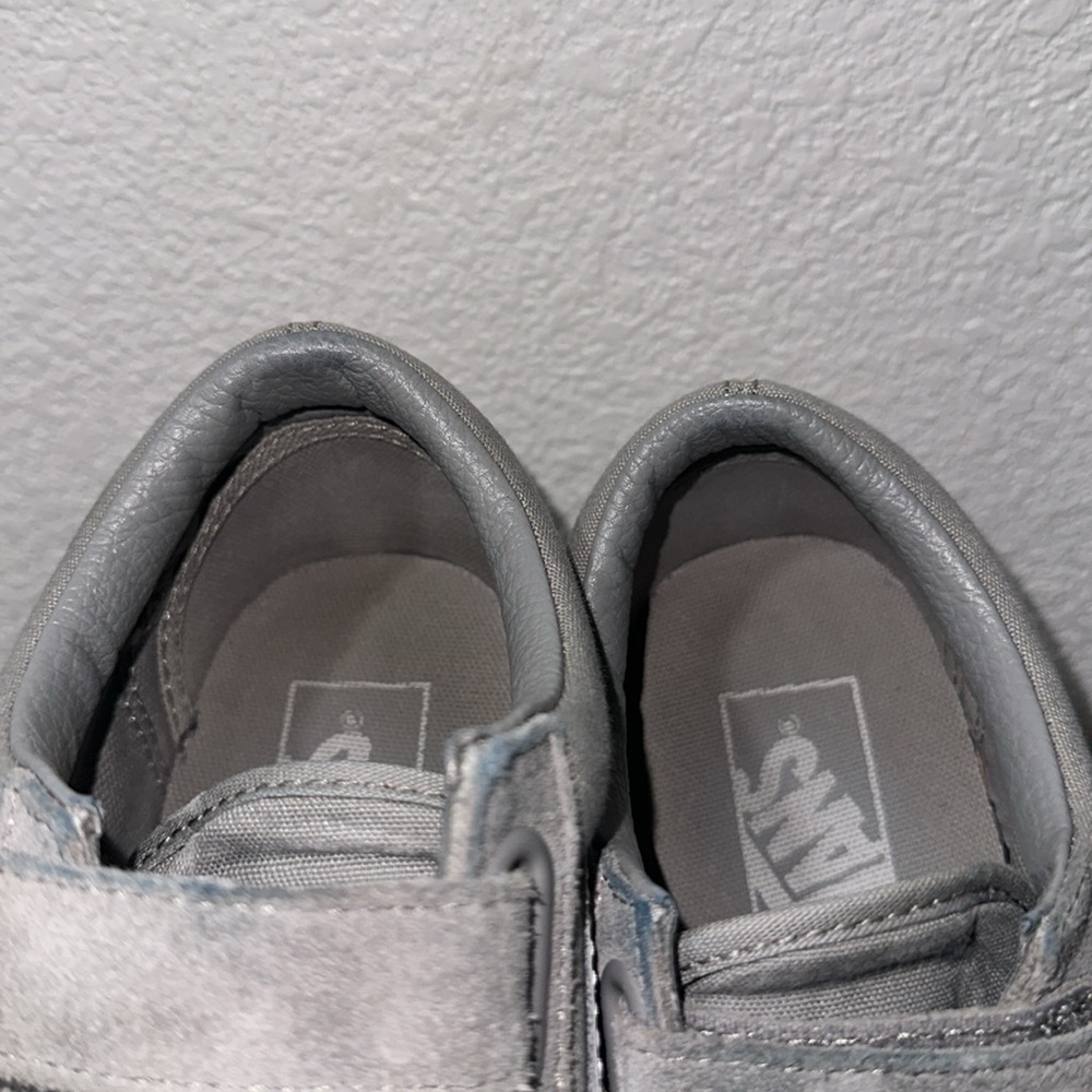 Vans Velcro Gray Shoes Sneakers - Picture 14 of 14